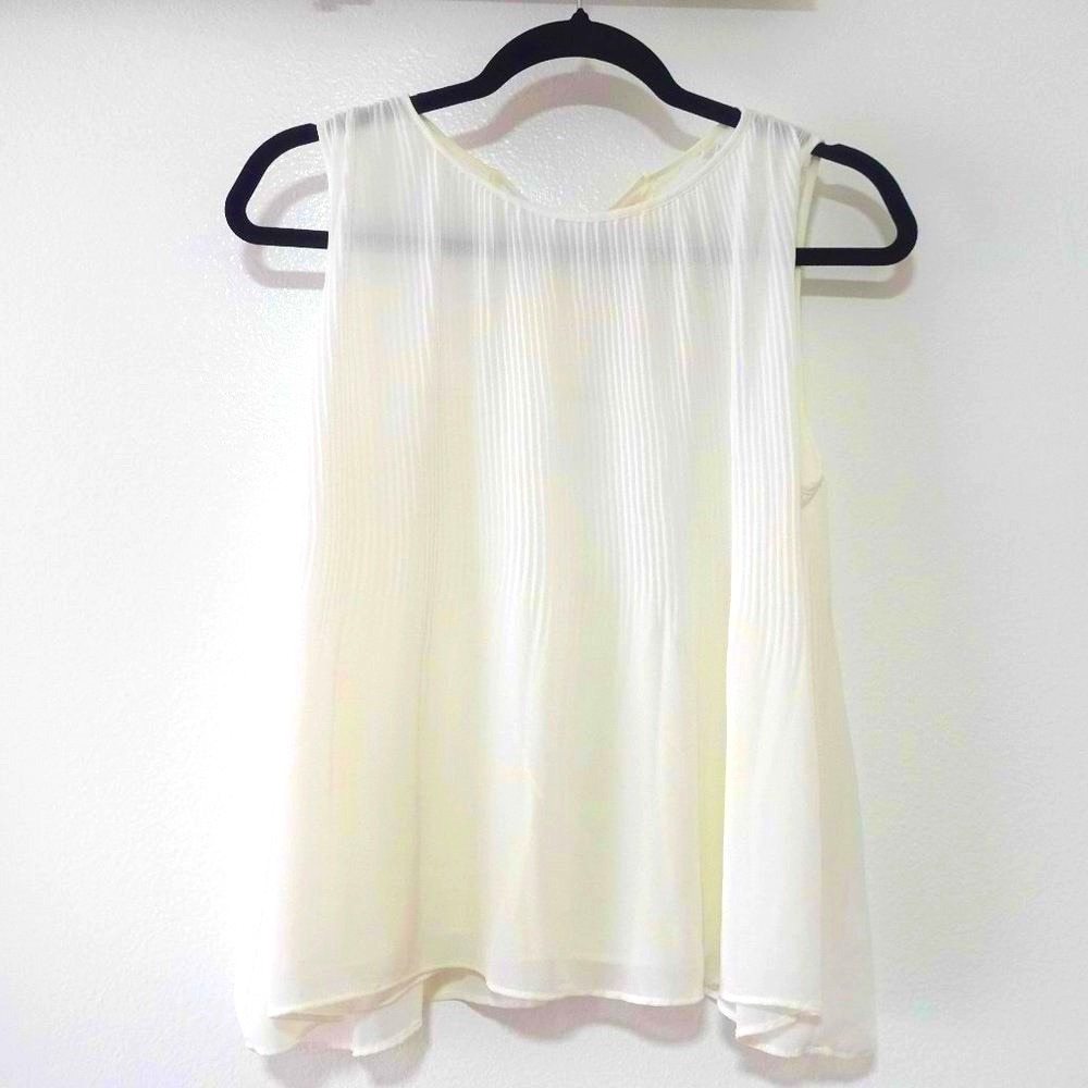 ZARA Sleeveless Top with lace back US XS